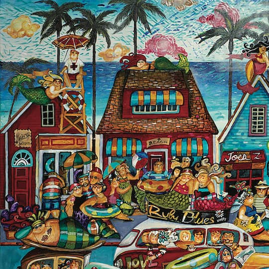 Hart Puzzles Bathtub Beach by Jennifer Garant 1,000 Piece Jigsaw Puzzle